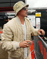 F1 British Grand Prix Brad Pitt Quilted Jacket